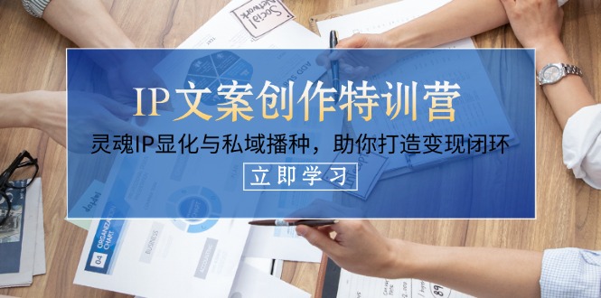(14330期)IP文案创作特训营,灵魂IP显化与私域播种,助你打造变现闭环(14节课)-超哥轻创社